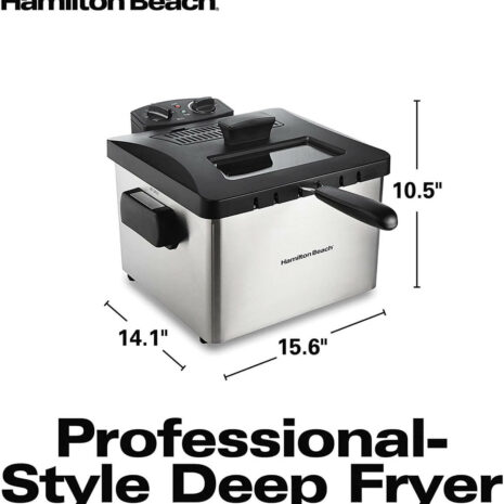 Dominion Appliances - Hamilton Beach Professional Grade Electric Deep Fryer