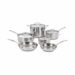 Cuisinart Chef's Classic Stainless 10-Piece Cookware Set - Silver