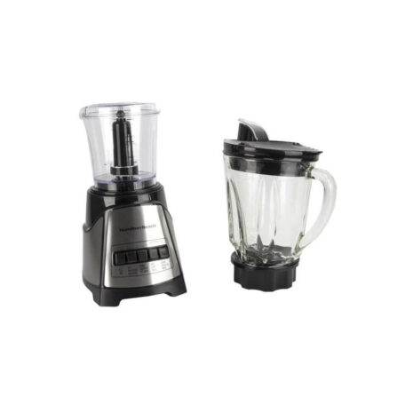 Hamilton Beach Blender with 5 Cup Glass Jar and 3-Cup Chopper - Red2