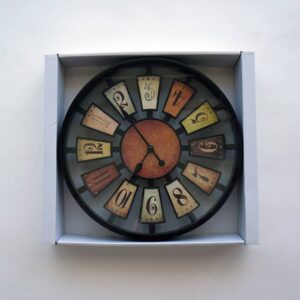 Analog Clock 12”, Multi-coloured