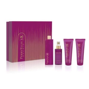 Perry Ellis 18 Orchid Fragrance for Women 4 Piece Gift Set