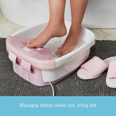 Homedics Bubble Bliss Deluxe Foot Spa, Heat Maintenance