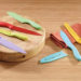 Cuisinart Advantage 12pc Ceramic Coated Knife Set - Assorted Colours