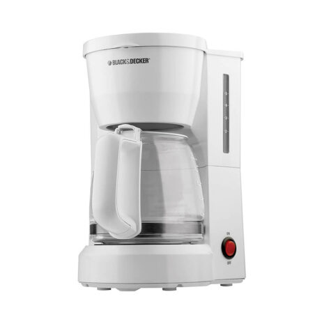 Black and Decker 5-Cup Coffee Maker - White