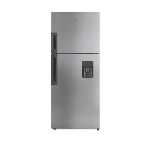 Whirlpool 16cft Top-Bottom Mount Fridge with Dispenser, Frost Free, Tropicalized - Silver