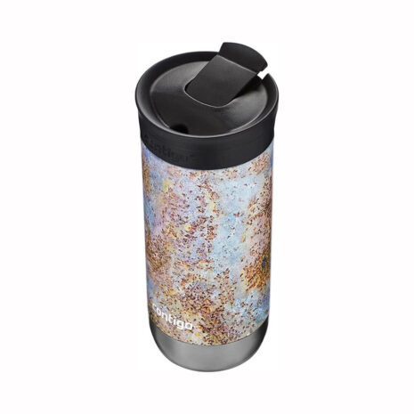 Contigo 16oz Stainless Steel Travel Mug with SNAPSEAL - Rustic Gold