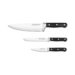 KitchenAid 3 Piece Cutlery Set - Onyx Black