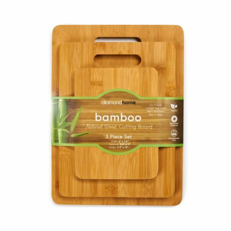 Diamond Home 3pc Bamboo Cutting Board