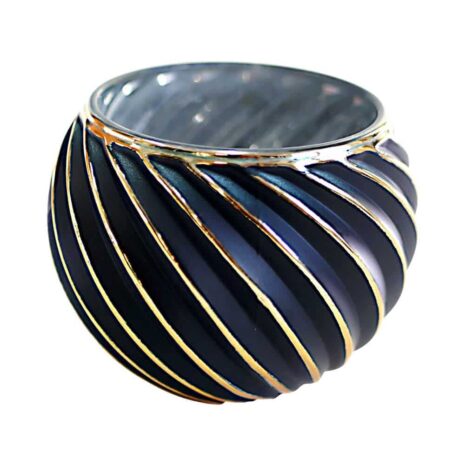 Ceramic Vase ‘Gold and Black’