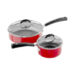 Cuisinart 11-Piece Ceramic XT Nonstick Cookware Set Red-Stainless Steel