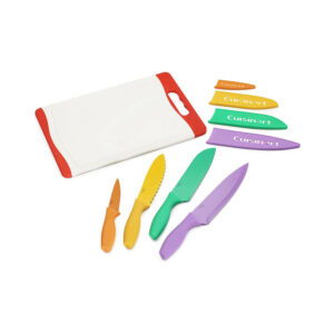 Cuisinart 9-Piece Non-stick Coated Knife Set with Non-Slip Cutting Board